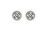 F215-13104: EARRING JACKETS .24 TW (FOR 0.75-1.00 CT TW STUDS)