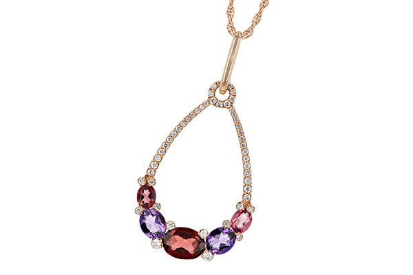 F215-13167: NECK 1.47 SEMI-PRECIOUS 1.67 TGW