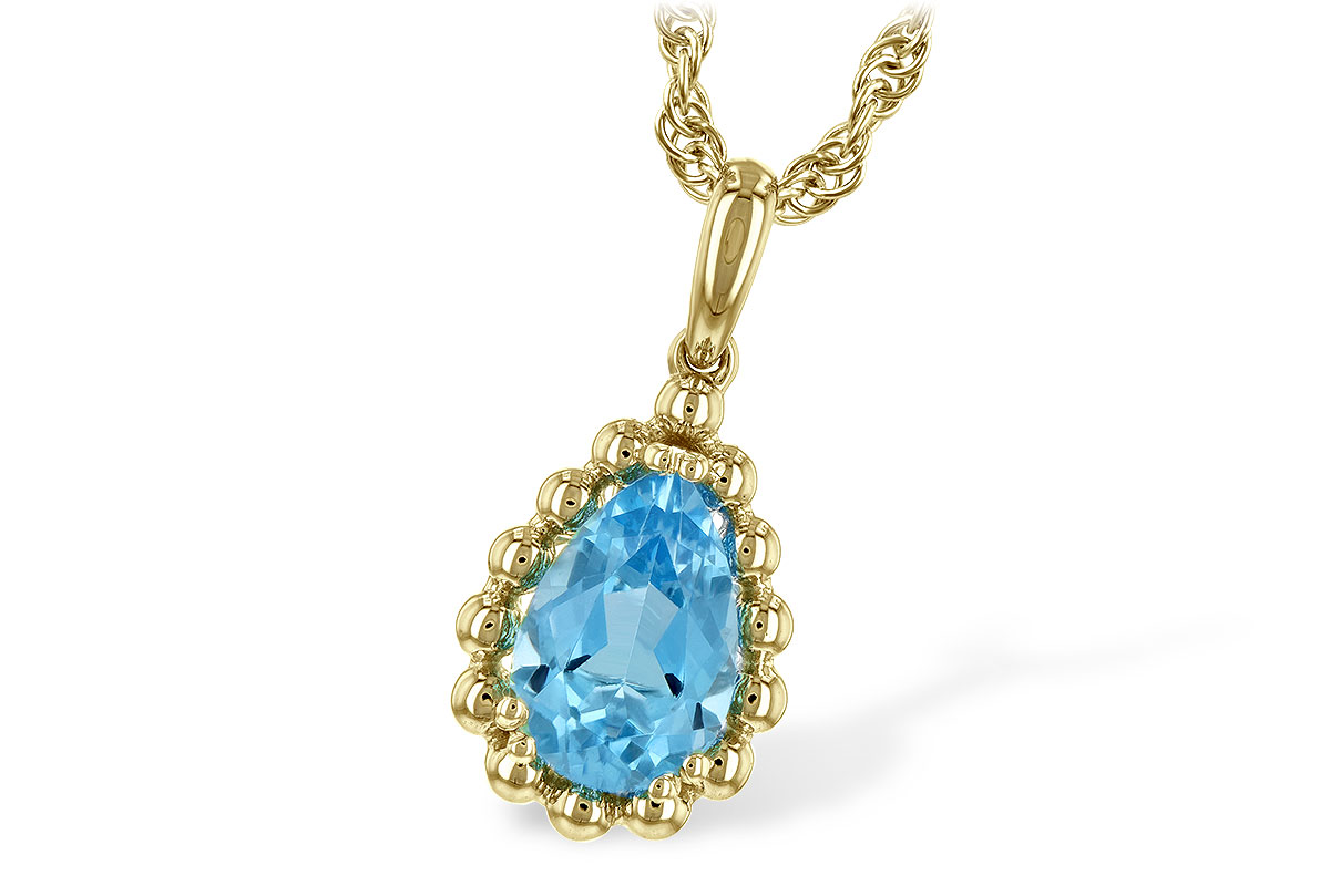 F216-94985: NECKLACE 1.55 CT BLUE TOPAZ