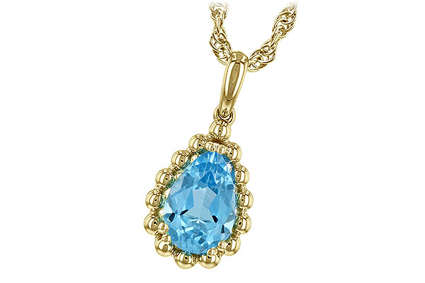 F216-94985: NECKLACE 1.55 CT BLUE TOPAZ