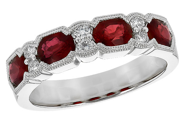 F217-84067: LDS WED RG 1.66 RUBY 1.84 TGW (5x4MM RUBY)