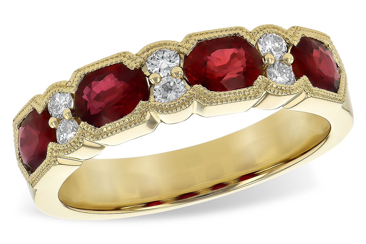 F217-84067: LDS WED RG 1.66 RUBY 1.84 TGW (5x4MM RUBY)