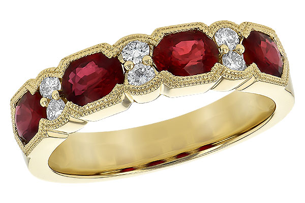 F217-84067: LDS WED RG 1.66 RUBY 1.84 TGW (5x4MM RUBY)