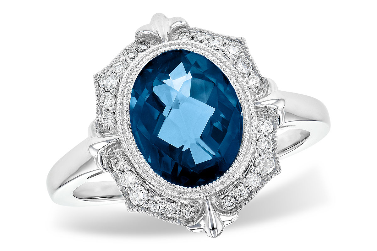 F217-89467: LDS RG 3.00 LONDON BLUE TOPAZ 3.16 TGW