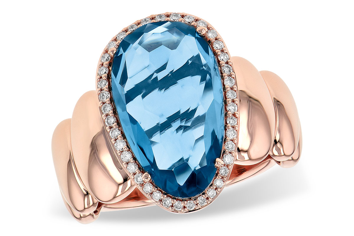 F217-89504: LDS RG 6.30 LONDON BLUE TOPAZ 6.47 TGW