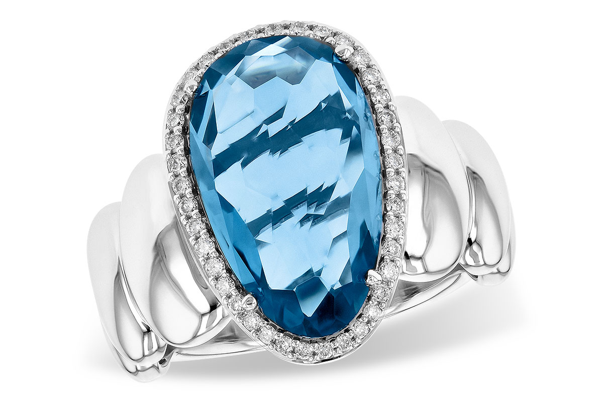 F217-89504: LDS RG 6.30 LONDON BLUE TOPAZ 6.47 TGW