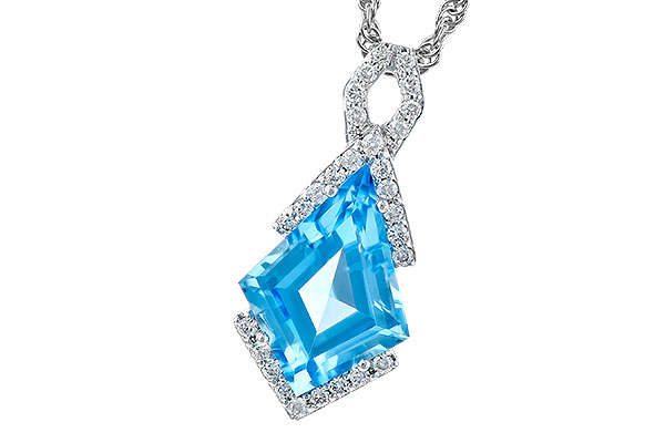 F300-56731: NECK 2.40 BLUE TOPAZ 2.53 TGW