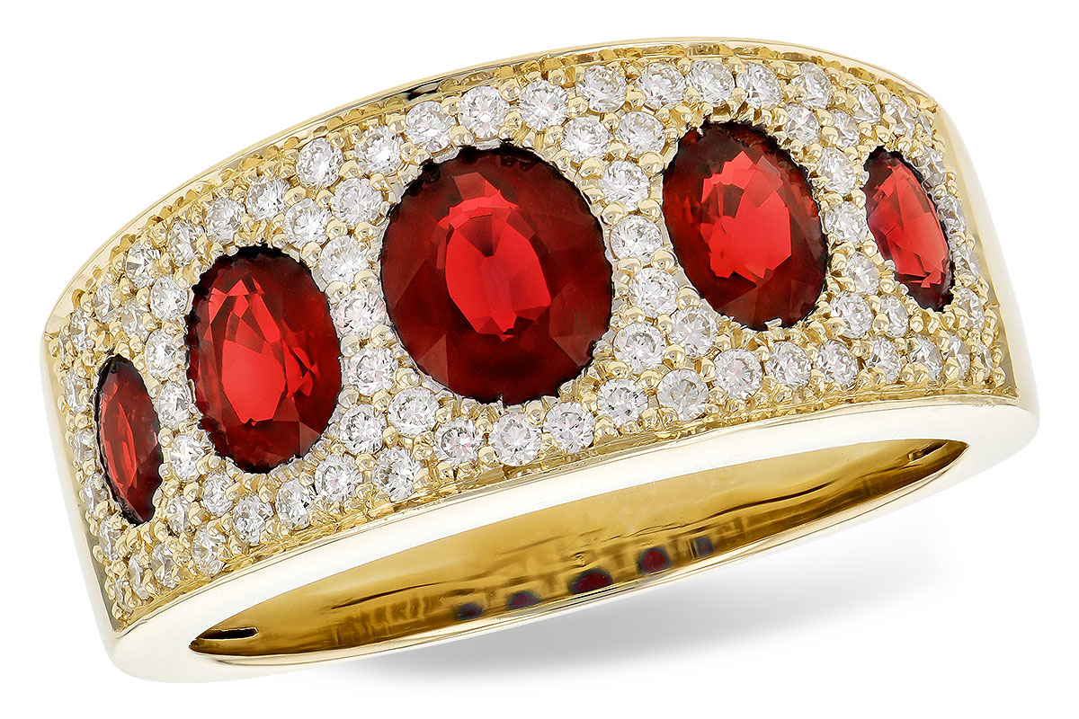 F300-58567: LDS WED RG 1.60 TW RUBY 2.00 TGW