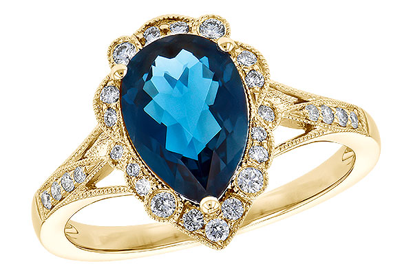 F300-61349: LDS RG 2.25 LONDON BLUE TOPAZ 2.47 TGW