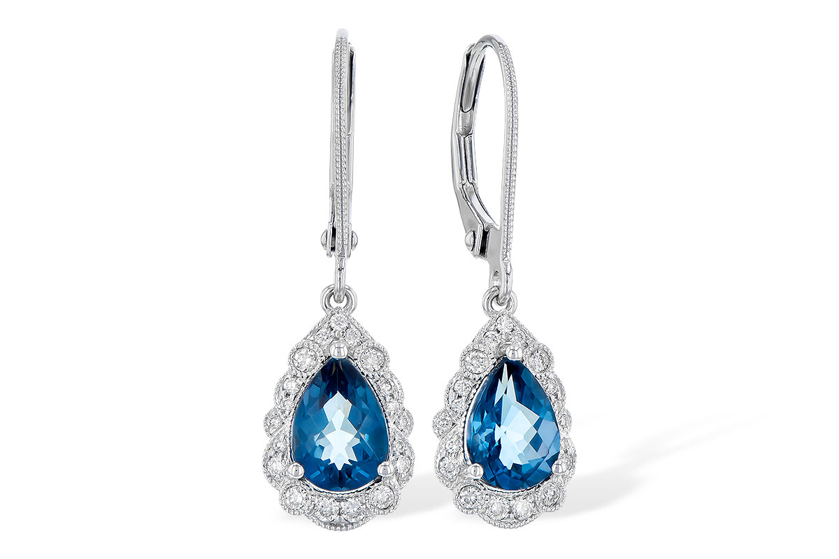 F300-62267: EARR 1.48 TW LONDON BLUE TOPAZ 1.63 TGW