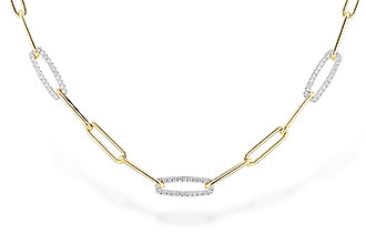 F301-45904: NECKLACE .75 TW (17 INCHES)