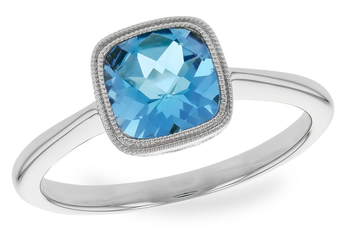 F301-52185: LDS RG 1.45 CT SWISS BLUE TOPAZ