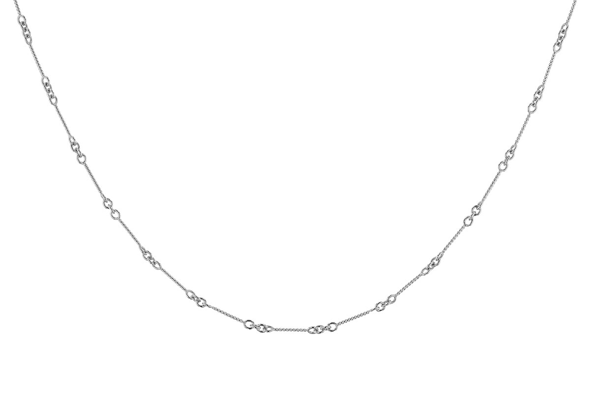 F302-36740: TWIST CHAIN (16IN, 0.8MM, 14KT, LOBSTER CLASP)