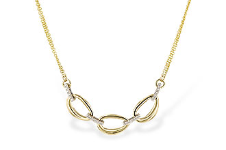 F302-37649: NECKLACE .25 TW (18")