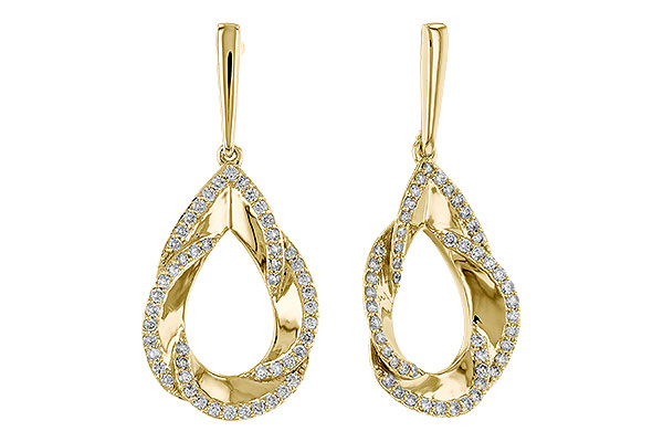 F302-38622: EARRINGS .50 TW