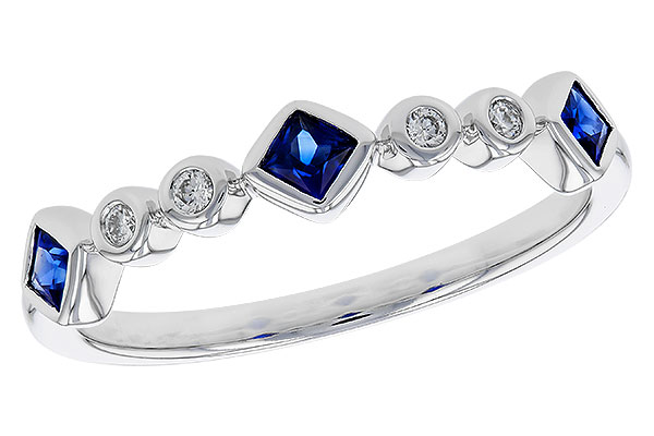 F302-41276: LDS WED RG .25 SAPPHIRE .30 TGW