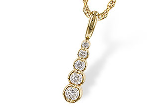 F302-42213: NECKLACE .25 TW