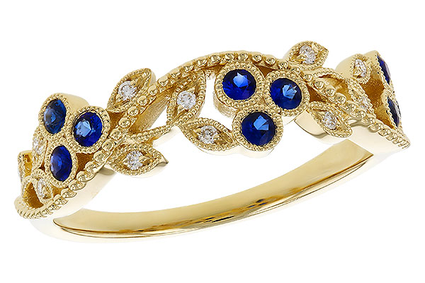 F302-44913: LDS WED RG .23 SAPPHIRE .29 TGW