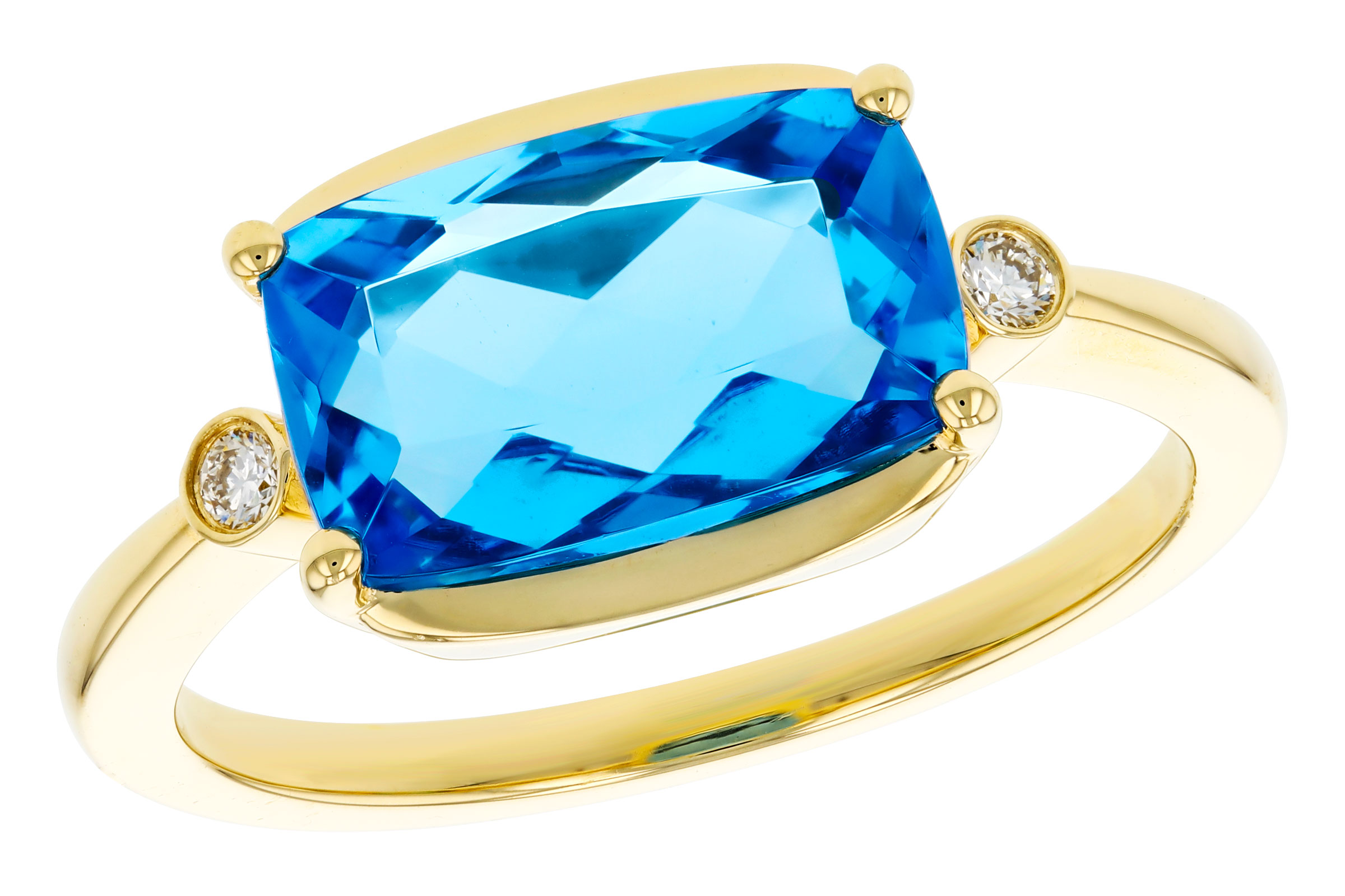 F303-29467: LDS RG 2.88 BLUE TOPAZ 2.92 TGW (11x7MM BT)
