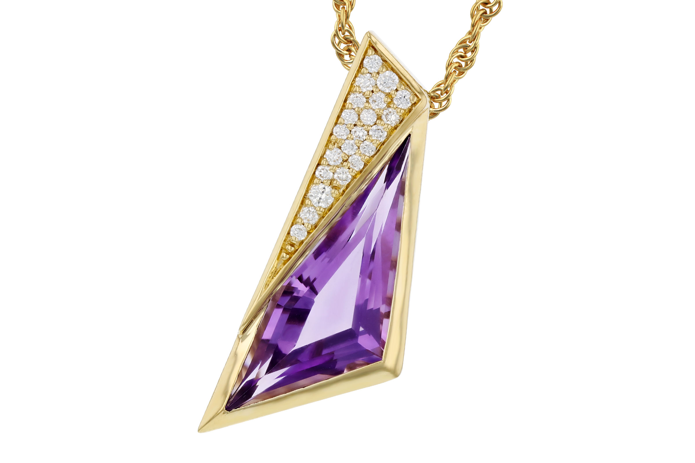 F303-29513: NECKLACE 2.24 AMETHYST 2.33 TGW
