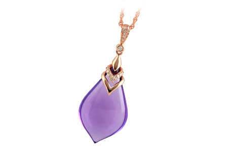 G214-18622: NECK 14.60 AMETHYST 14.68 TGW