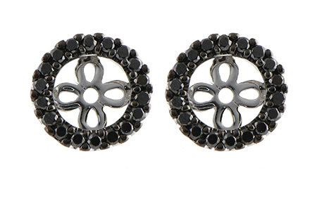 G216-01285: EARRING JACKETS .25 TW (FOR 0.75-1.00 CT TW STUDS)