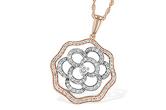 G216-02185: NECKLACE .73 TW