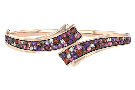 G216-06776: BANGLE 3.12 MULTI-COLOR 3.30 TGW (AMY,GT,PT)