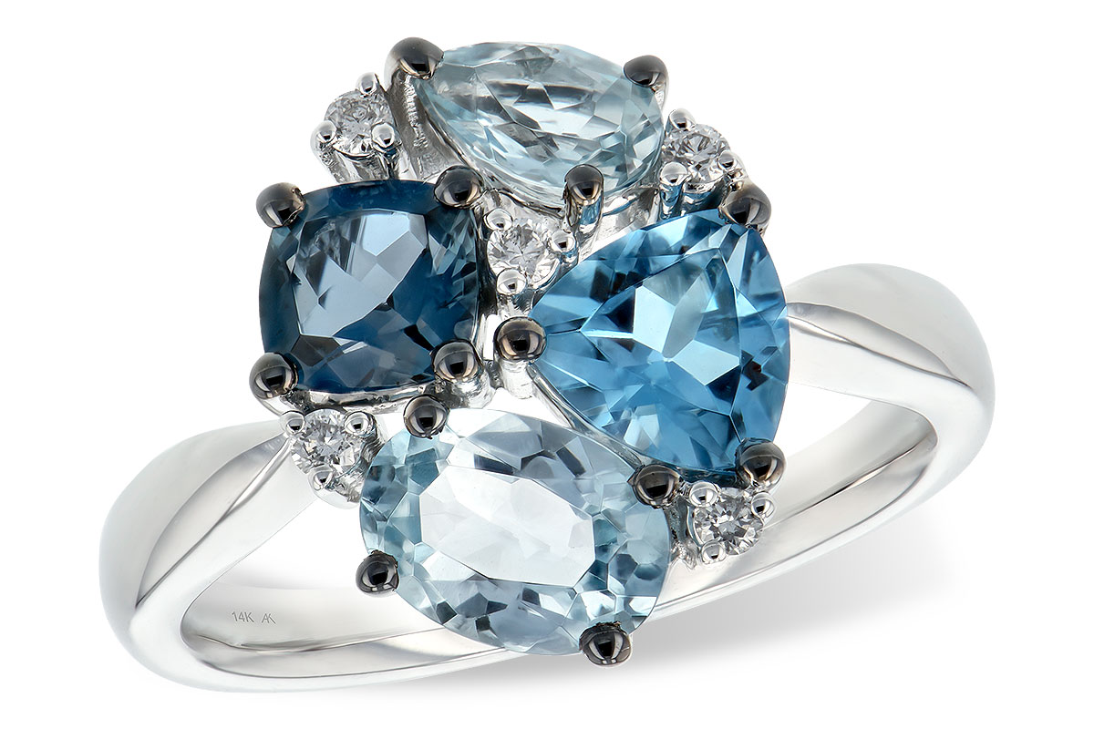 G216-92185: LDS RG 2.57 BLUE TOPAZ 2.65 TGW