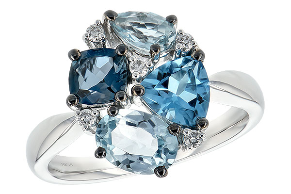 G216-92185: LDS RG 2.57 BLUE TOPAZ 2.65 TGW