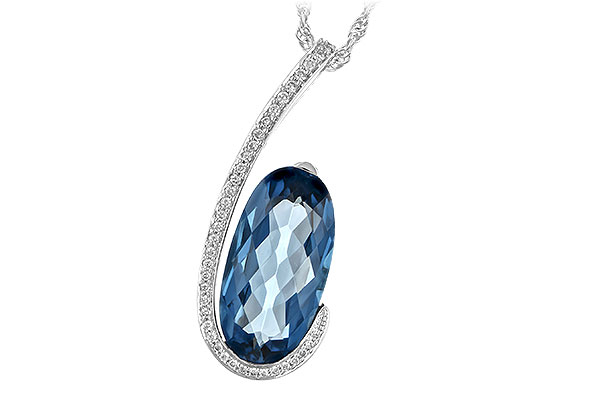 G216-92267: NECK 4.48 LONDON BLUE TOPAZ 4.60 TGW