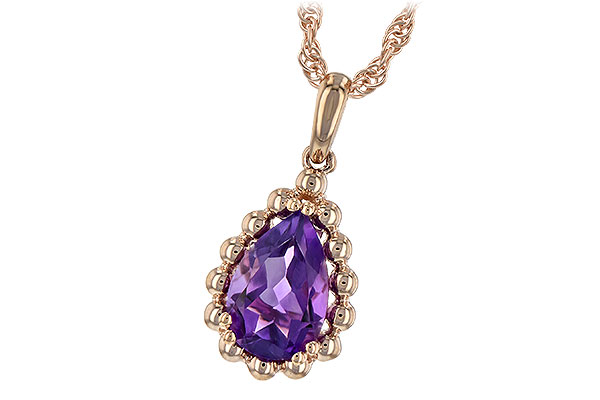 G216-94976: NECKLACE 1.06 CT AMETHYST