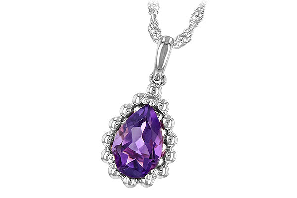 G216-94976: NECKLACE 1.06 CT AMETHYST