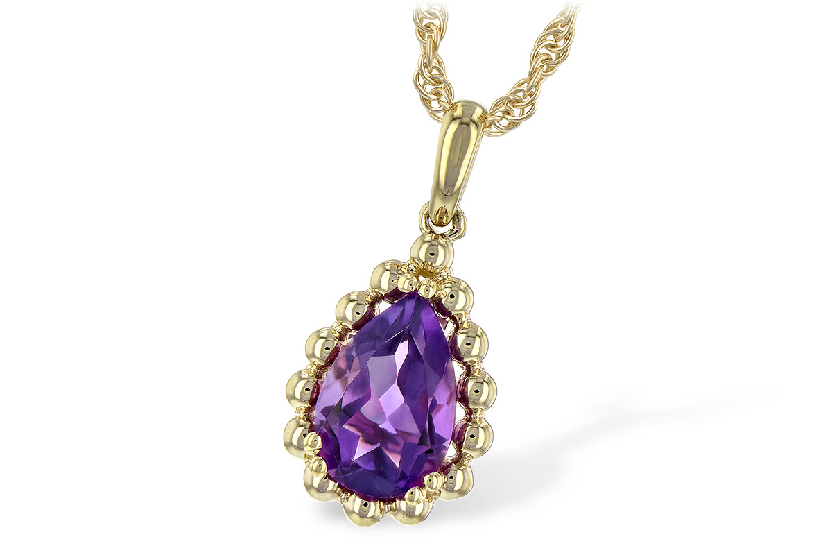 G216-94976: NECKLACE 1.06 CT AMETHYST