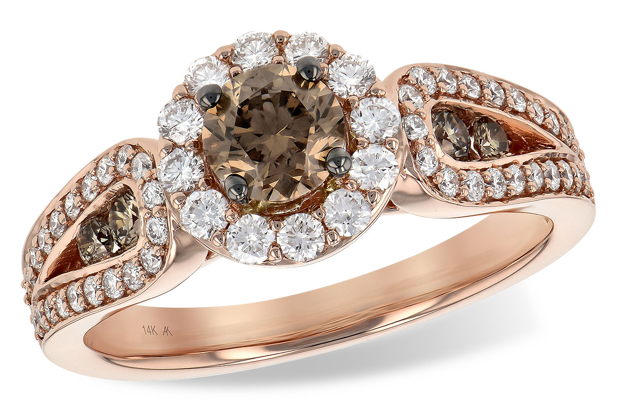 G217-87676: LDS DIA RG .50 BROWN CTR 1.16 TW