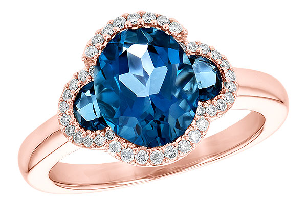 G217-87694: LDS RG 3.04 TW LONDON BLUE TOPAZ 3.20 TGW