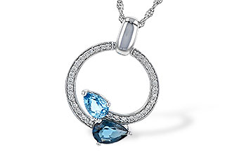 G217-88585: NECK 1.22 BLUE TOPAZ 1.40 TGW