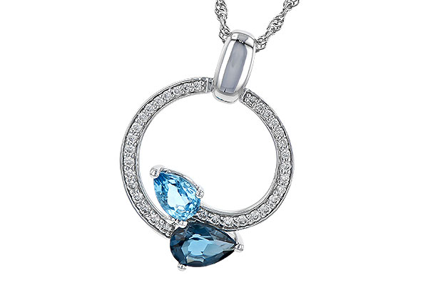 G217-88585: NECK 1.22 BLUE TOPAZ 1.40 TGW