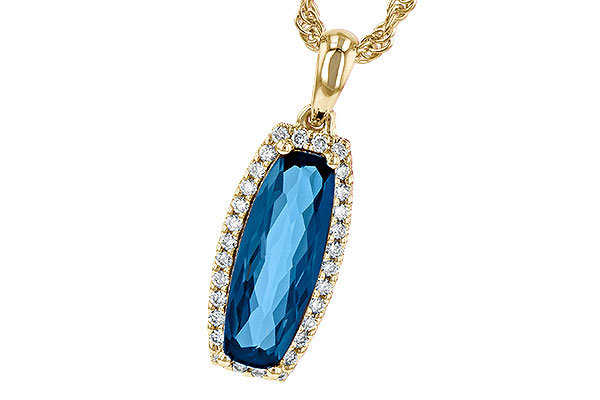 G217-89458: NECK 1.58 LONDON BLUE TOPAZ 1.70 TGW