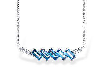 G300-62249: NECK .75 LONDON BLUE TOPAZ .80 TGW