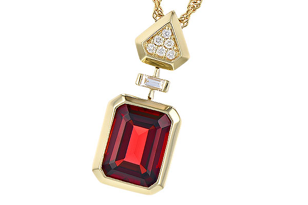 G300-63122: NECK 2.70 GARNET 2.78 TGW