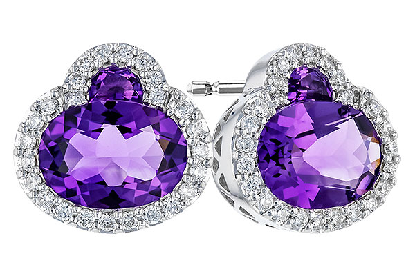 G301-46767: EARR 1.99 TW AMETHYST 2.20 TGW