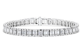 G301-47694: BRACELET 2.72 TW BAGUETTES 4.10 TW