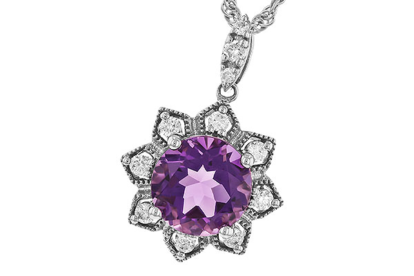 G301-50449: NECK 1.70 AMETHYST 1.87 TGW (8MM RD)