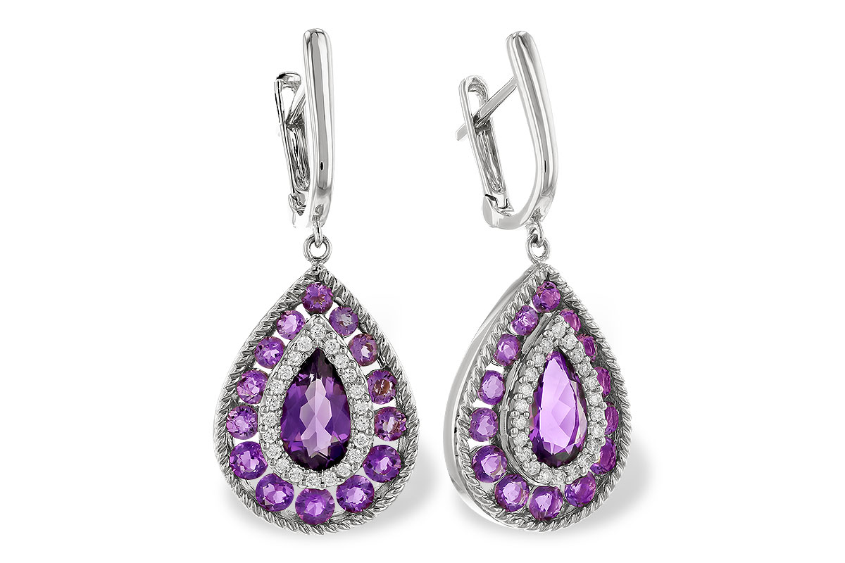 G301-53158: EARR 2.29 TW AMETHYST 2.45 TGW