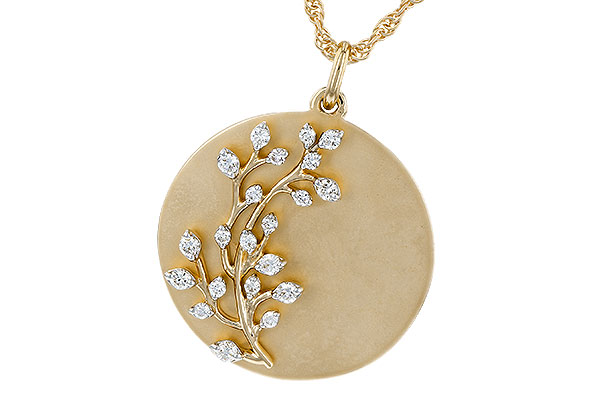 G302-36758: NECKLACE .24 TW
