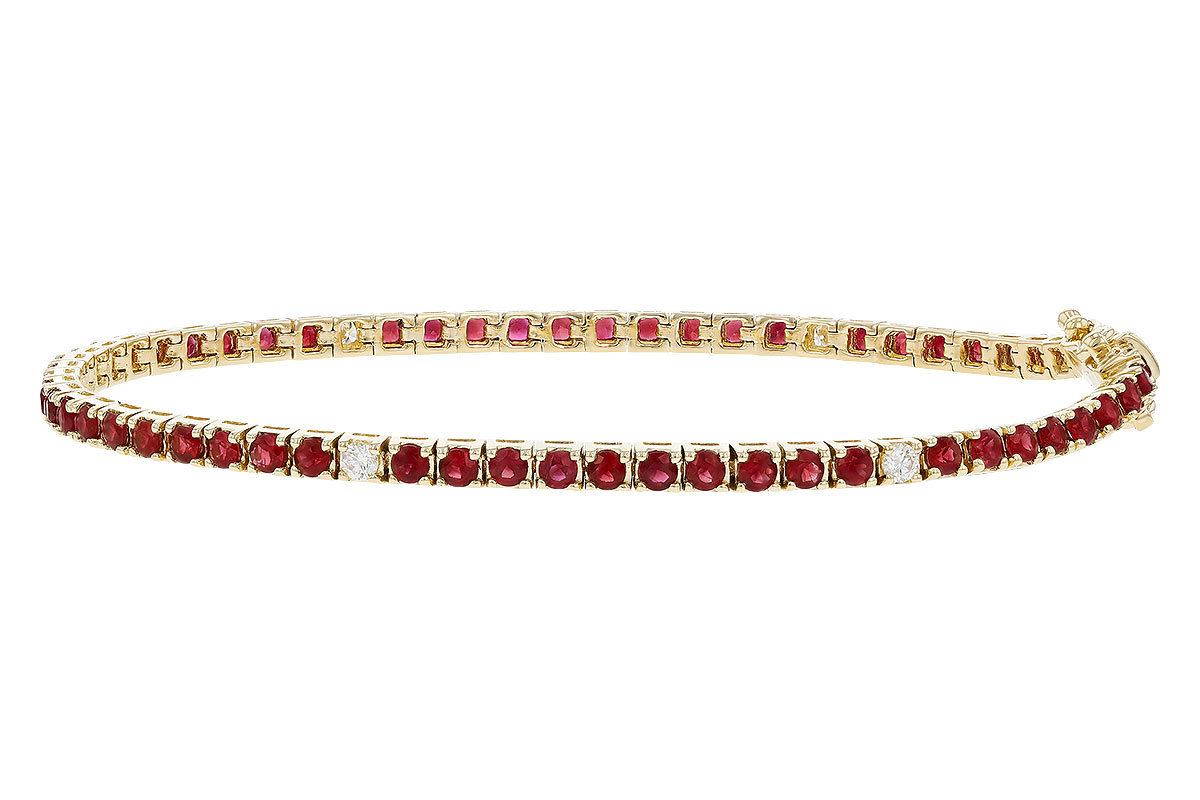 G302-37722: BRACELET 3.04 RUBY 3.29 TGW (7")