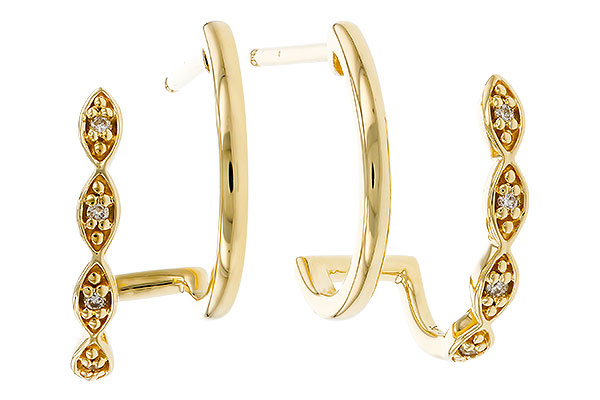 G302-40376: EARRINGS .03 TW