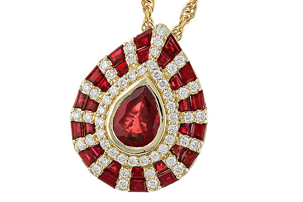 G302-40431: NECK 2.05 TW RUBY 2.29 TGW (7x5MM PS)
