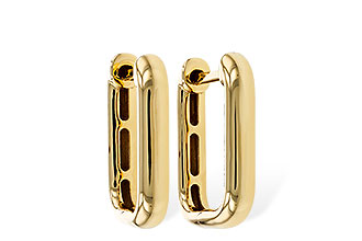G302-43176: GOLD EARRINGS (15MM)